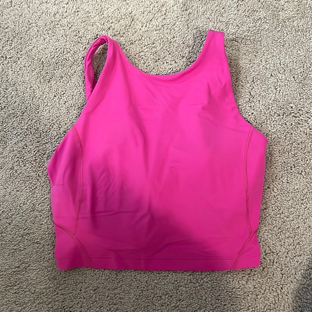 Aligh high neck -  hot pink tank size 6